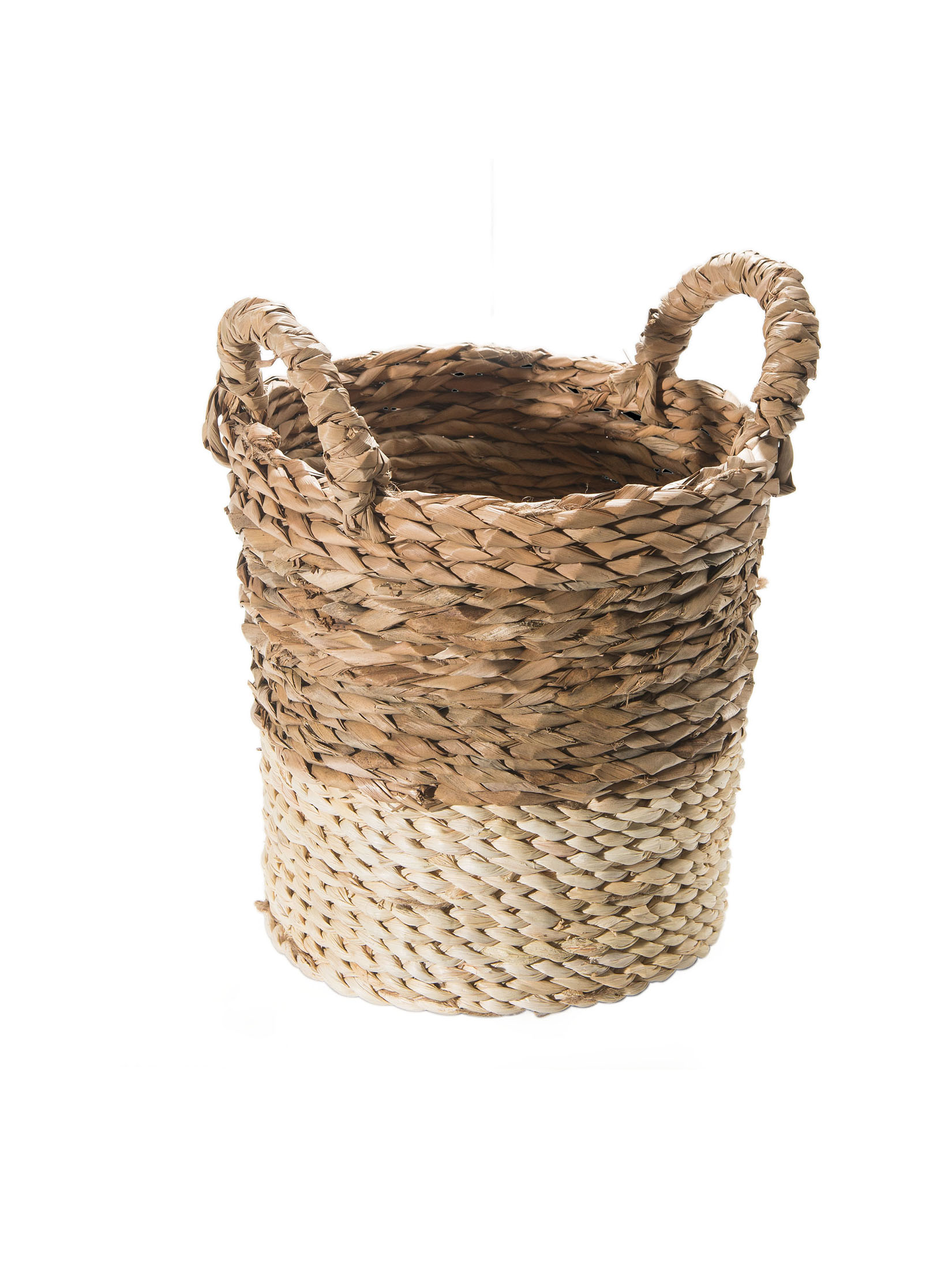 Basket Rush Korb, Weiss/Natur