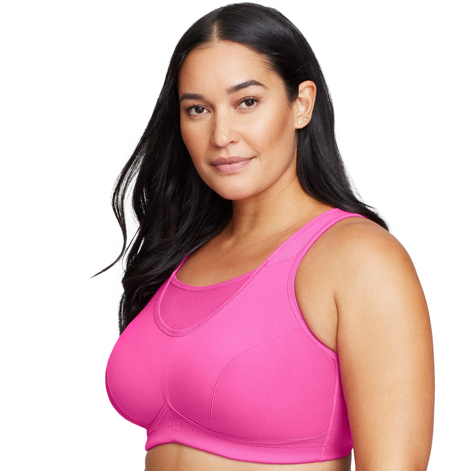 Sport-Bustier mit bestem Halt - Rosa-Violett