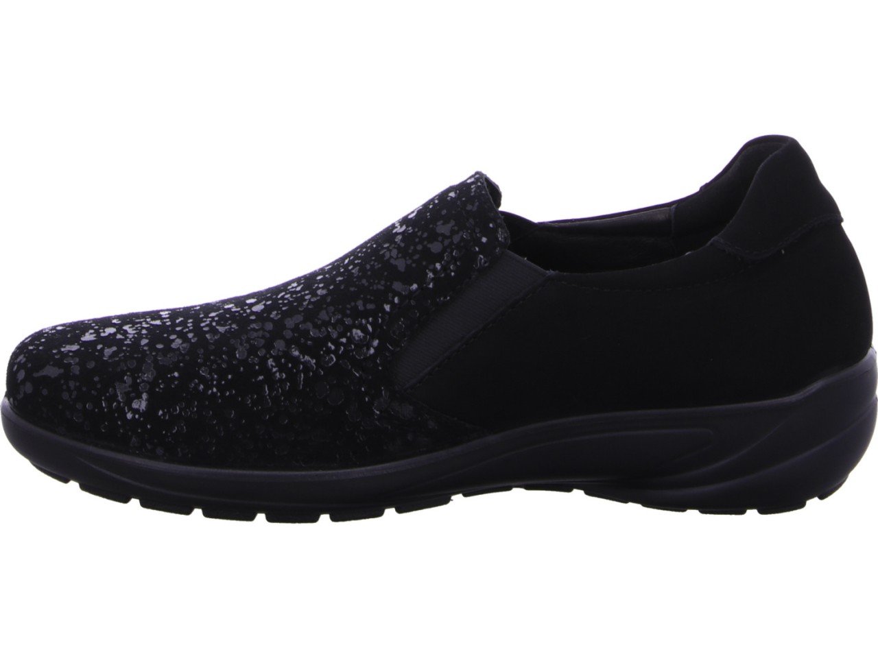 GLÜCKSCHUH Sportliche Slipper schwarz