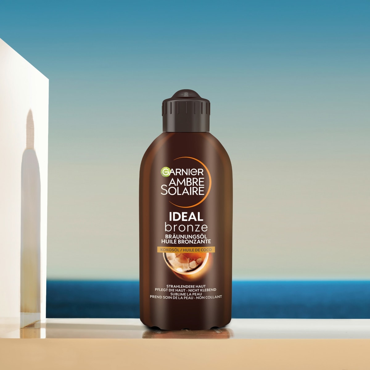 Bräunungsöl ideal bronze mit Kokosöl, 200 ml