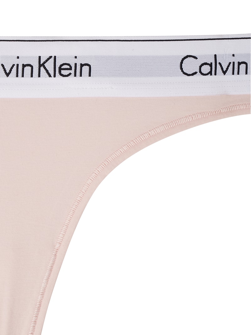 String mit Logo-Bund in rosa