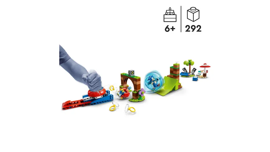 LEGO Sonic the Hedgehog 76990 Sonics Kugel-Challenge Set mit 3 Figuren
