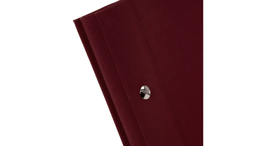 goldbuch Schraubalbum Bella Vista bordeaux mit schwarzen Seiten, 39x31 cm