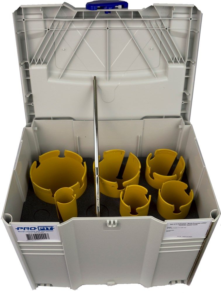 ProFit 092845130S0 Jeu de gouges multi-usages longues 45/65/76/91/11/133 mm