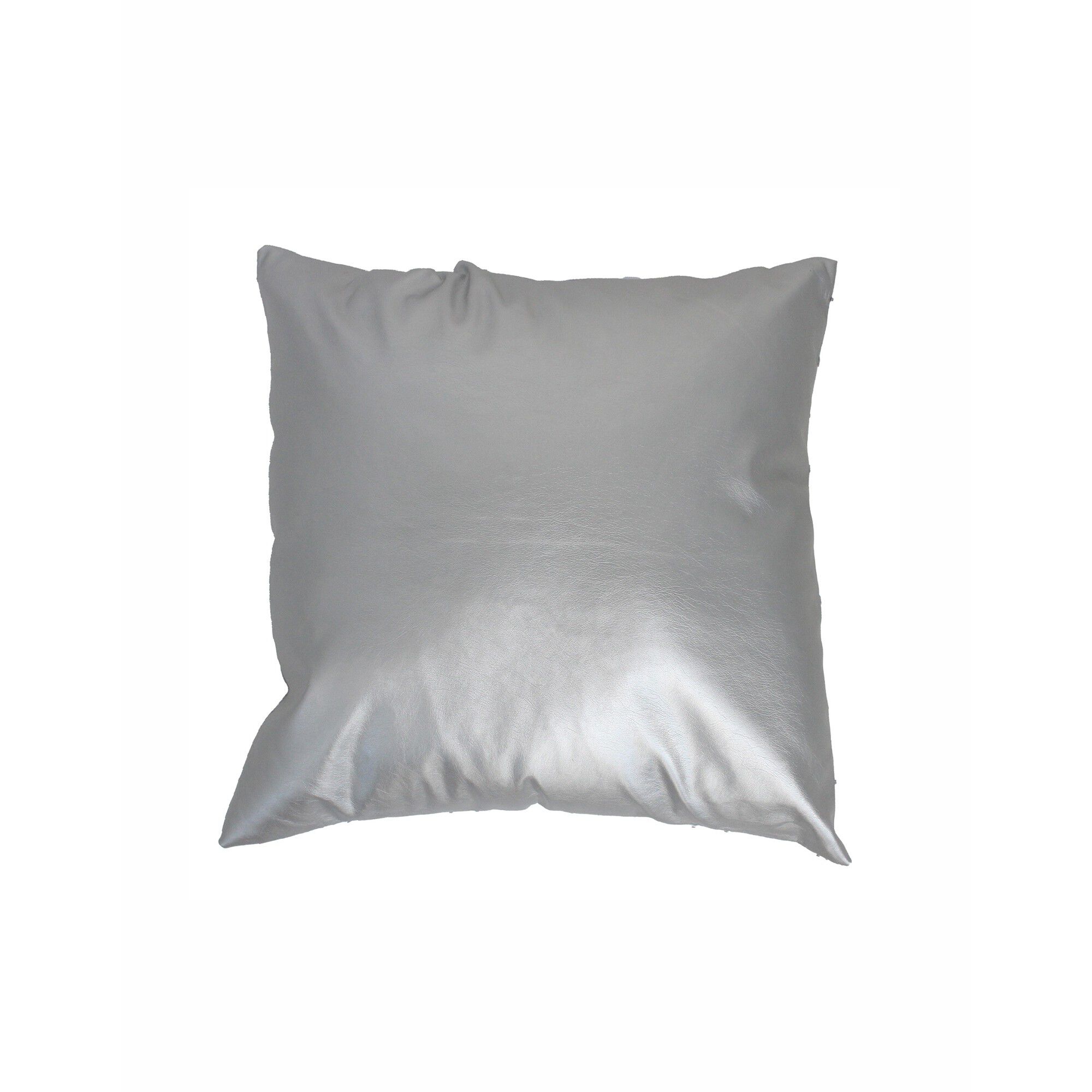 Coussin imprimé graphique métallisé