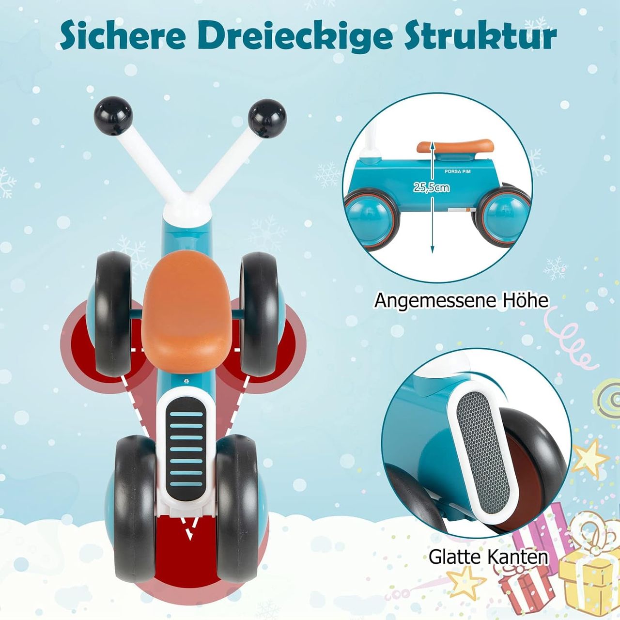 Costway Baby-Laufrad für Kinder 12-24 Monaten