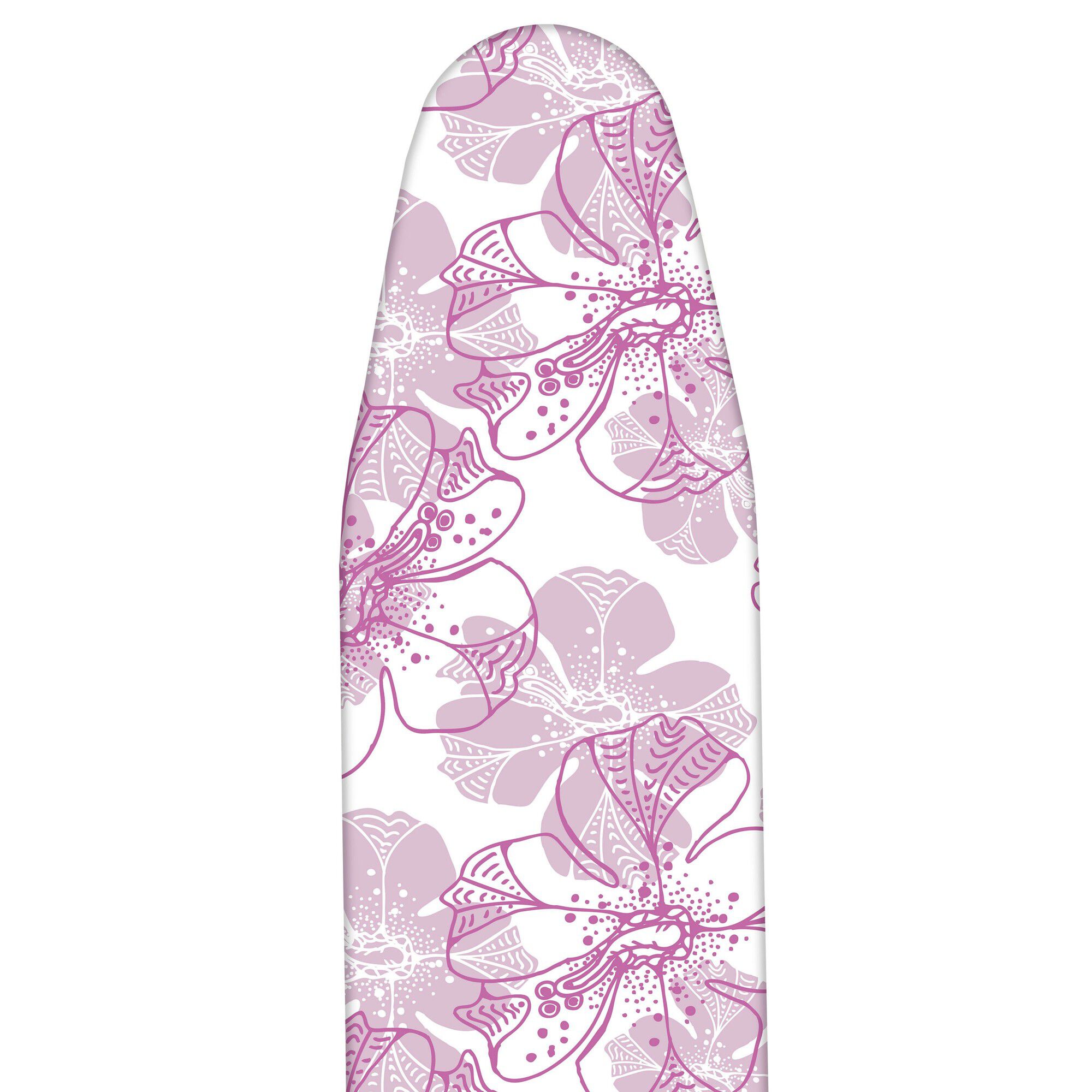 Housse repassage bi-extensible imprimée fleurs