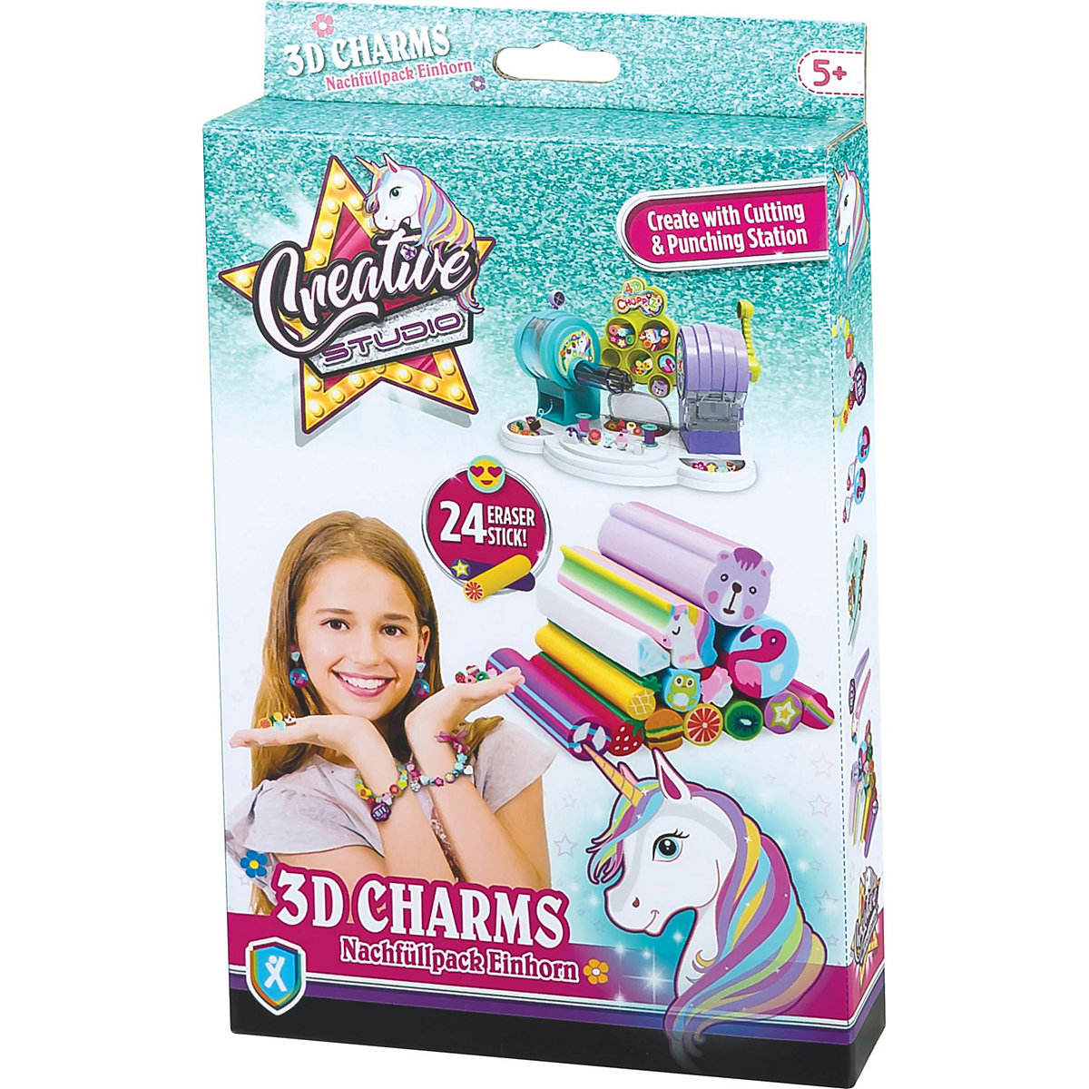 Creative Studio: 3D Charms - Starter Set Einhorn