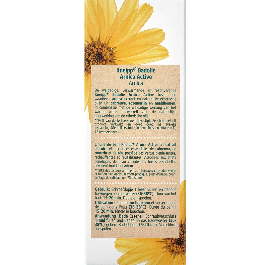 Ulei de baie Kneipp - Arnică - Arnică activă - 100 ml