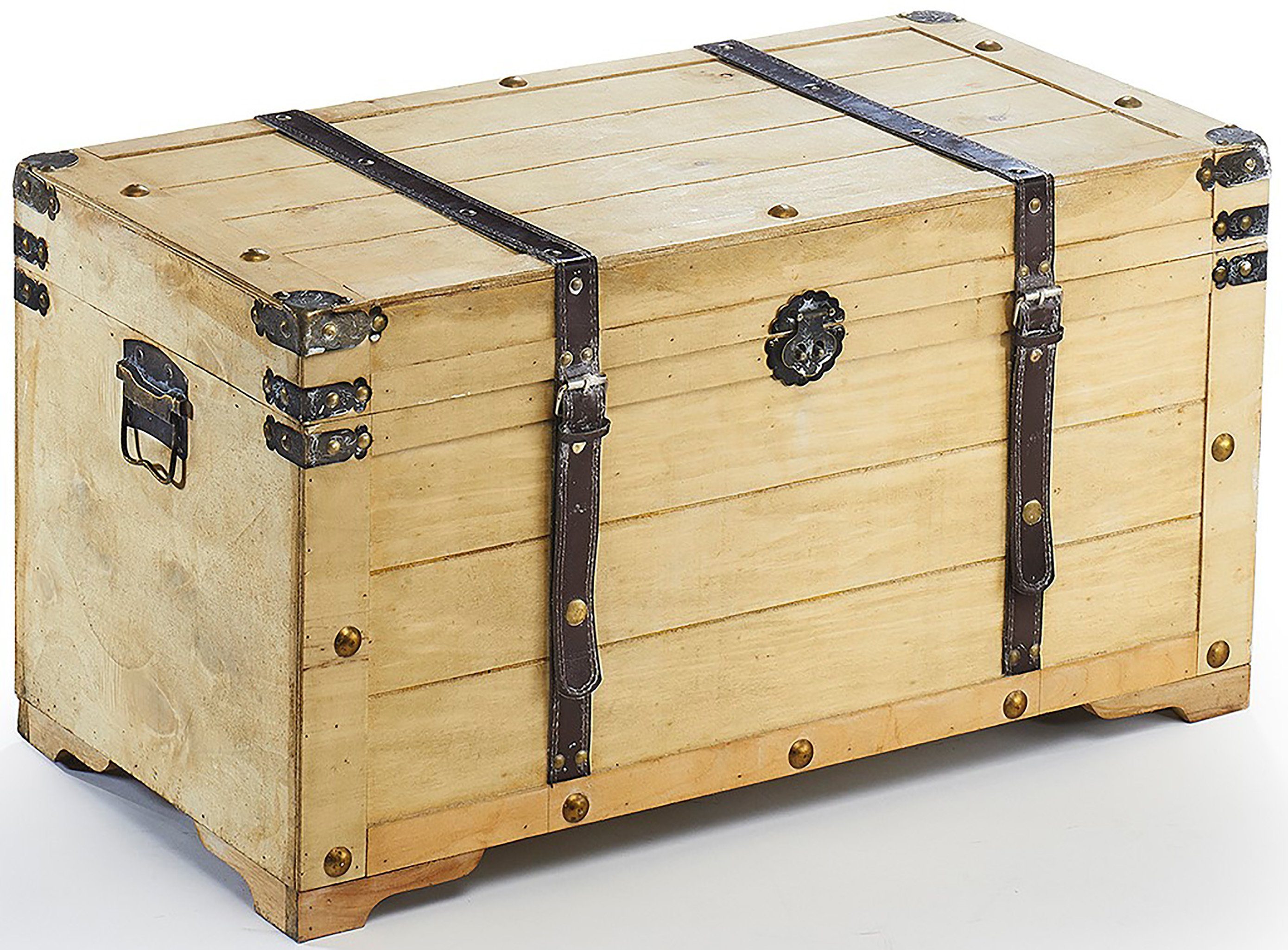 Kobolo Truhe Holztruhe KUBA aus Holz 70x35x38 cm