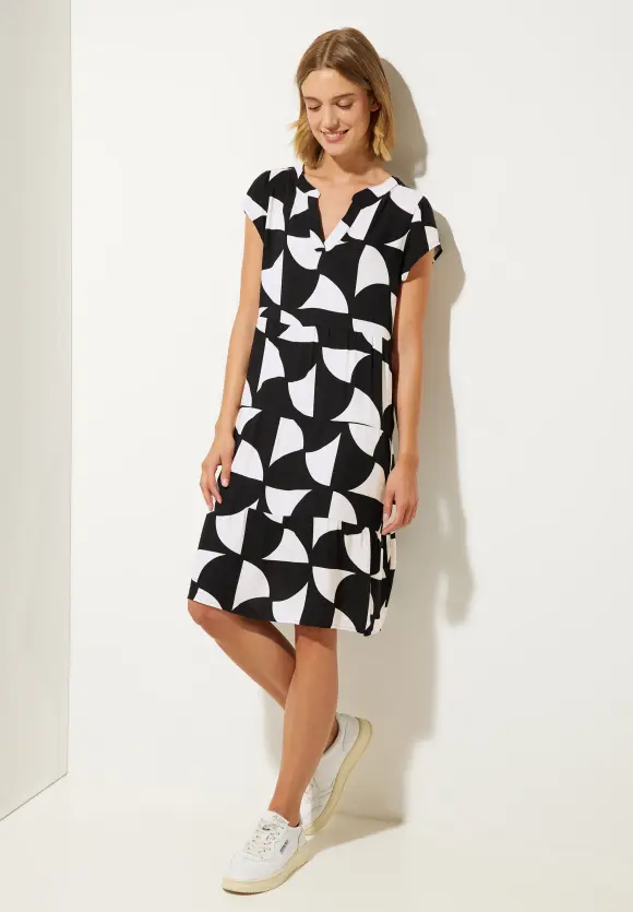 Street One Viskose Kleid mit Print