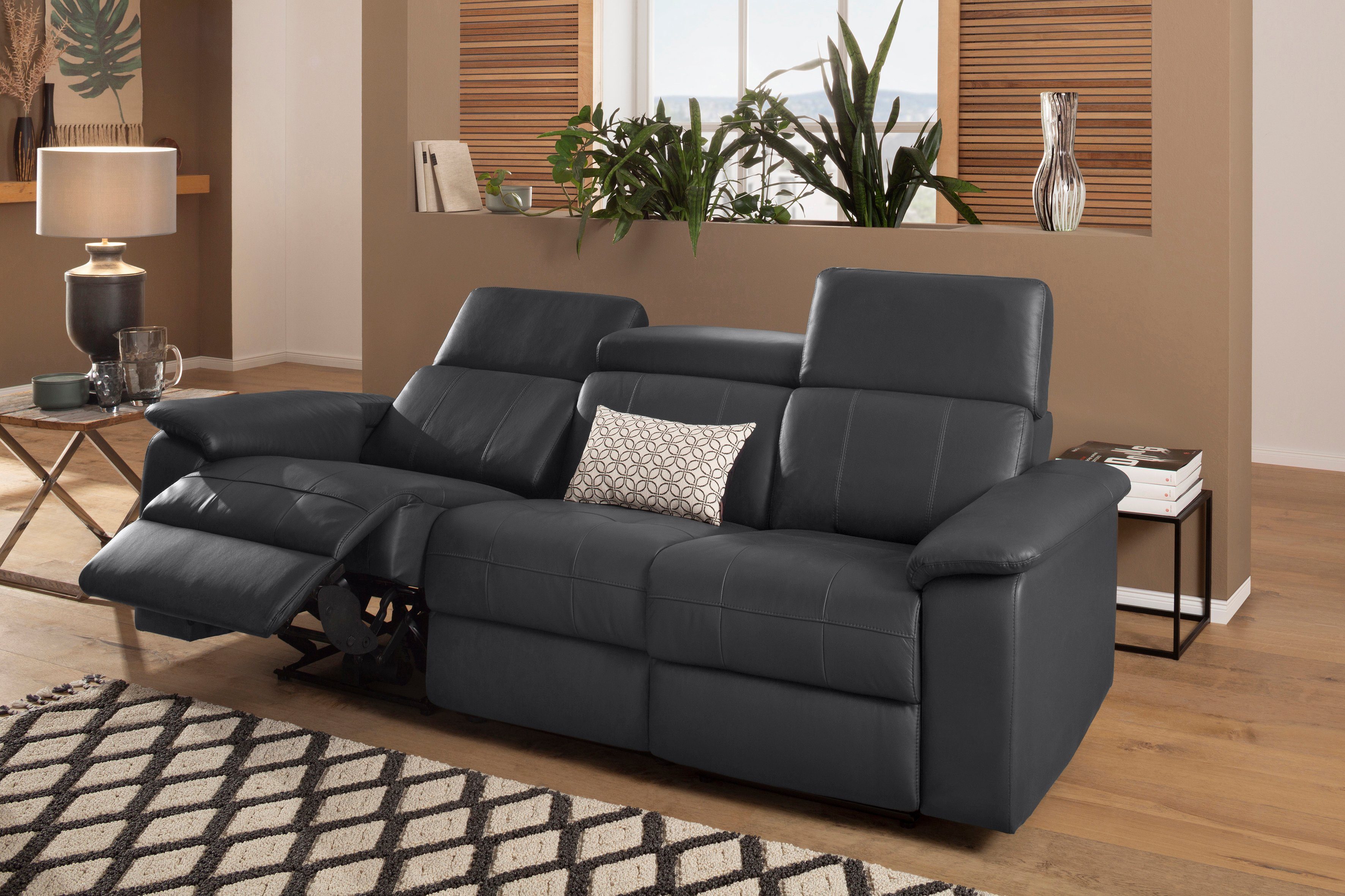 Home affaire 3-Sitzer Binado, mit manueller oder elektrischer Relaxfunktion mit USB-Anschluss