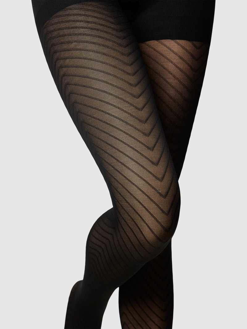 Strumpfhose mit verstärkten Zehen Modell 'INCREDIBLE LEGS' in schwarz