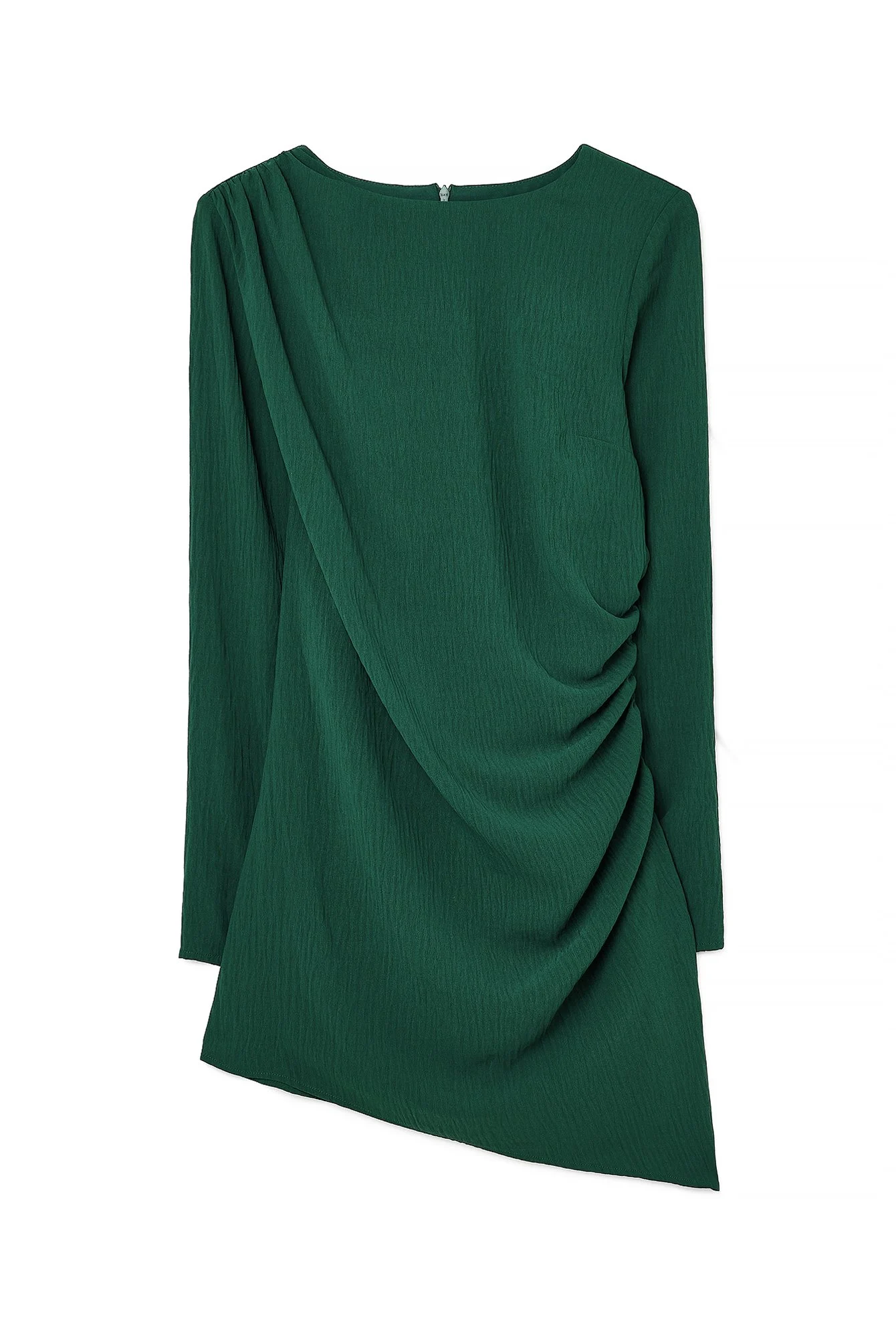 Gerafftes Minikleid mit markierter Taille