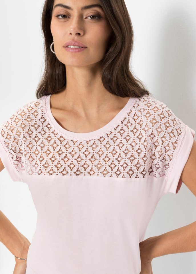 Shirt mit Spitze