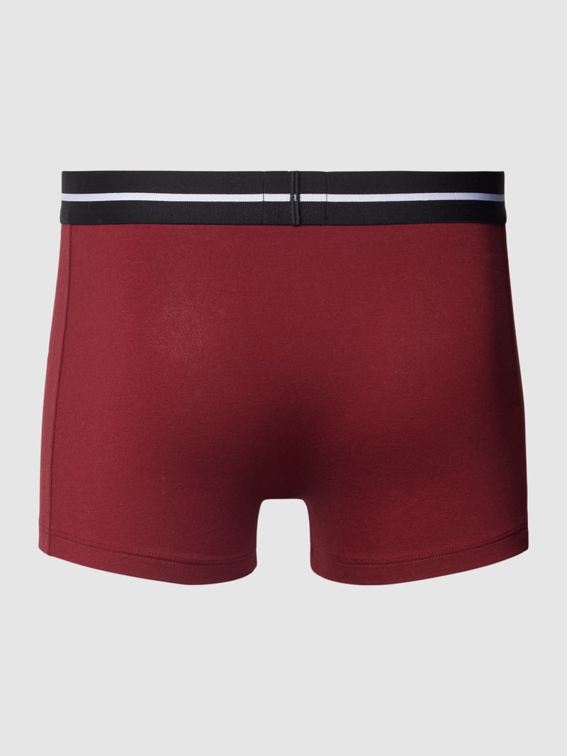 Trunks mit Stretch-Anteil im 3er-Pack in bordeaux rot