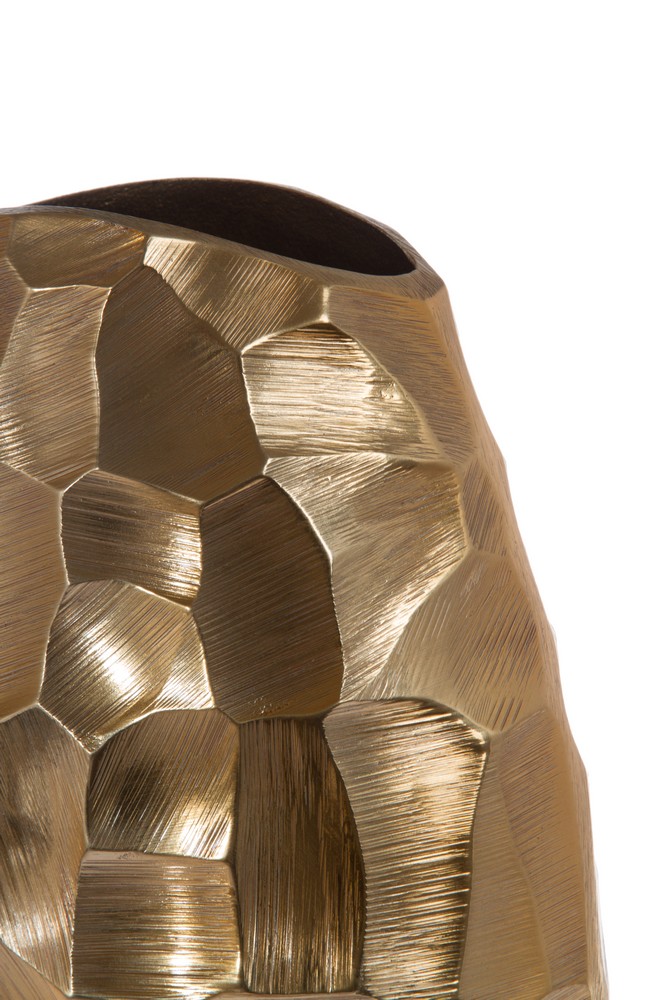 MyFlair My Flair Vase gehämmert gold, klein