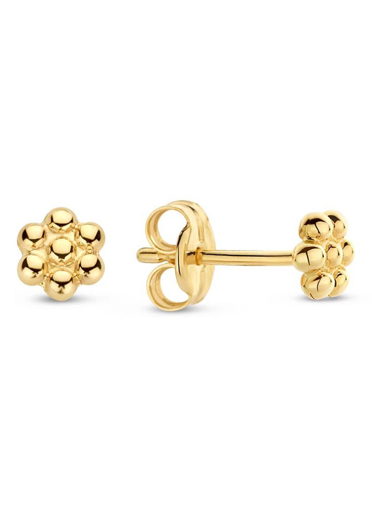 Jackie 14K Gold Margarita -nappikorvakorut 14 karaatin keltakullasta