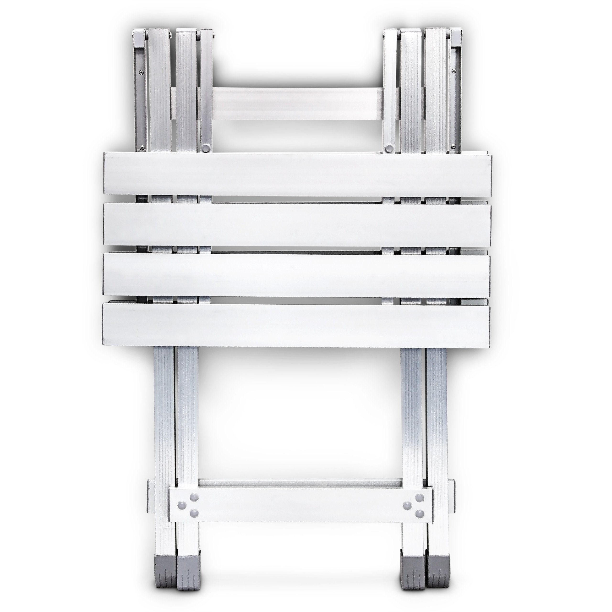 relaxdays Klapptisch Klapptisch Aluminium 49,5 cm klein
