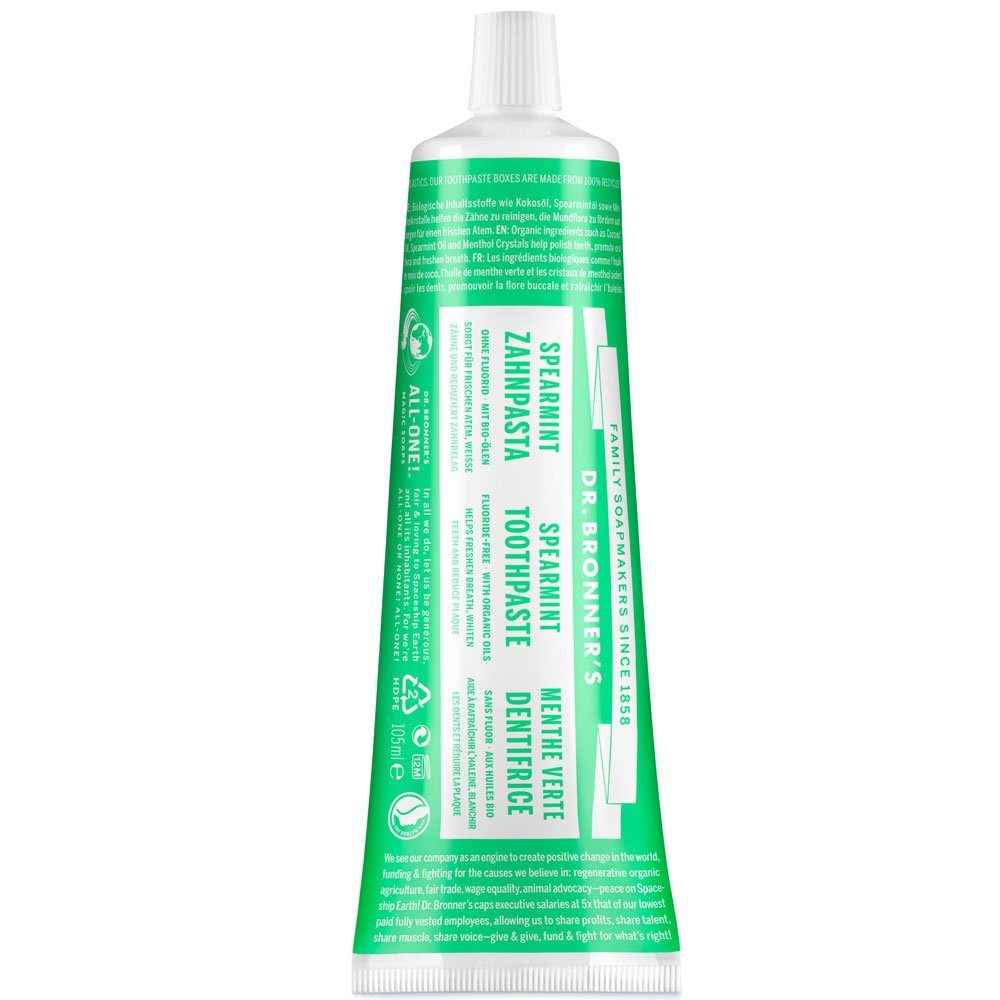 Dr. Bronners Zahnpasta All-One Spearmint, 105 ml