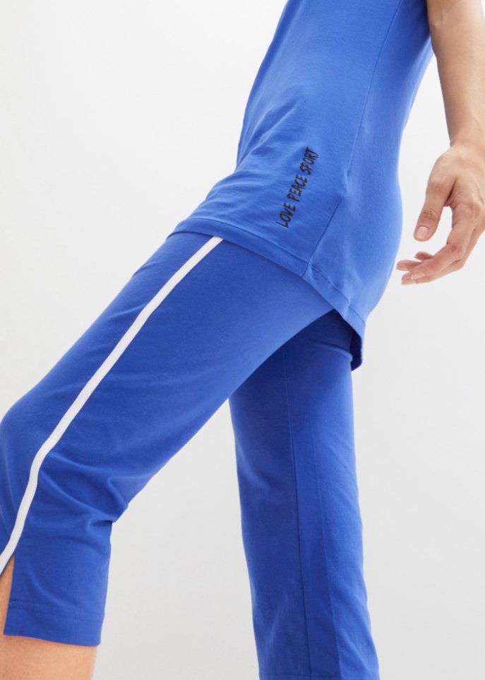 Sport-Longshirt mit Baumwolle (2er Pack)
