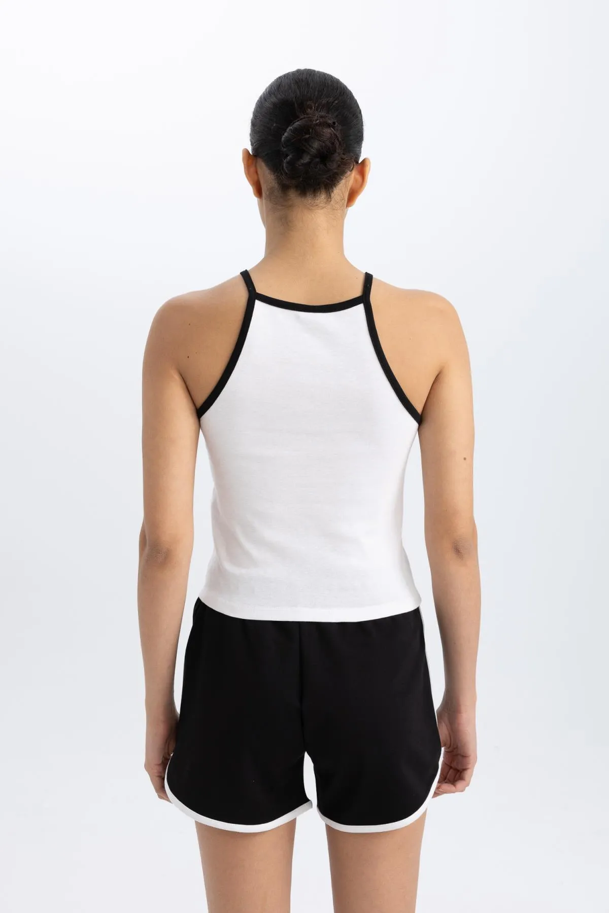 DeFacto  Sport-Tanktop - Weiß - Schnitt