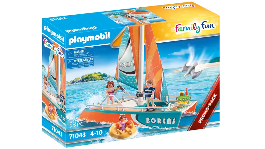 PLAYMOBIL 71043 - Family Fun - Katamaran