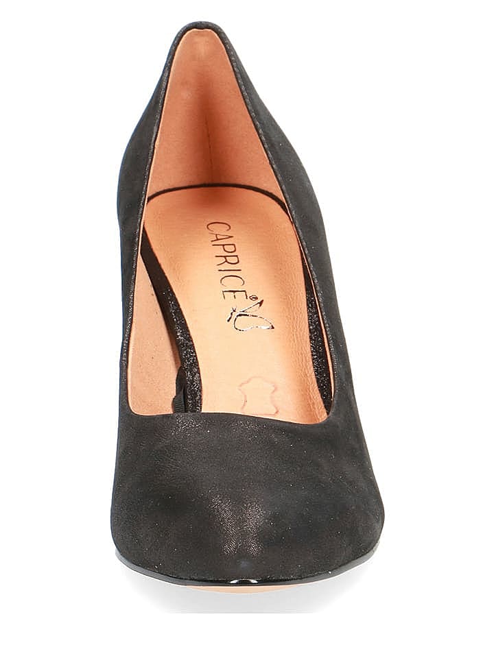 Caprice Leder-Pumps in Schwarz günstig kaufen 39