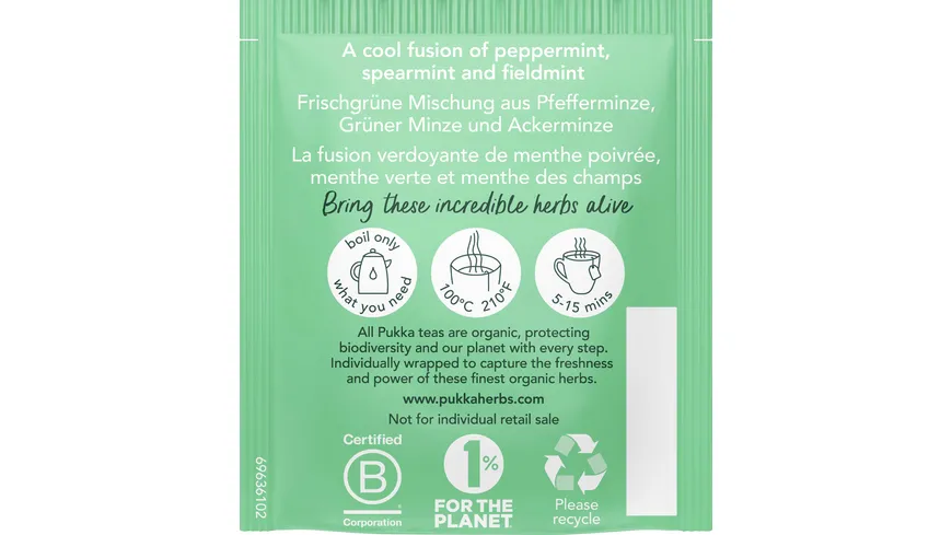 Pukka BIO Tee Drei Minze 20 Beutel 32 g