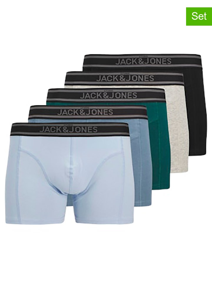 Jack & Jones 5er-Set: Boxershorts in Bunt günstig kaufen