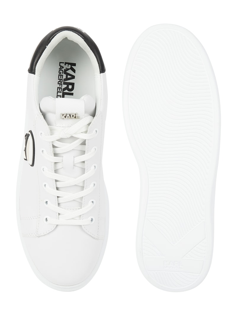 Sneaker aus Leder in weiß