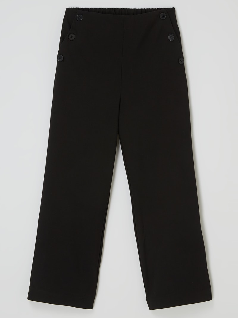 Hose mit Stretch-Anteil Modell 'Jaen' in schwarz