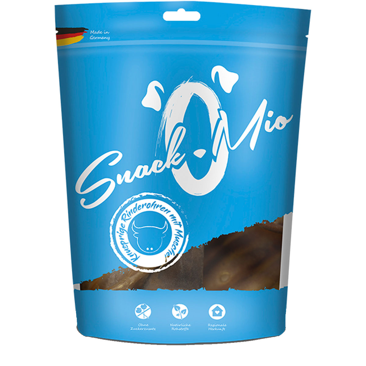 SnackOMio - knusprige Rinderohren (7 Stück) kaufen bei ZooRoyal