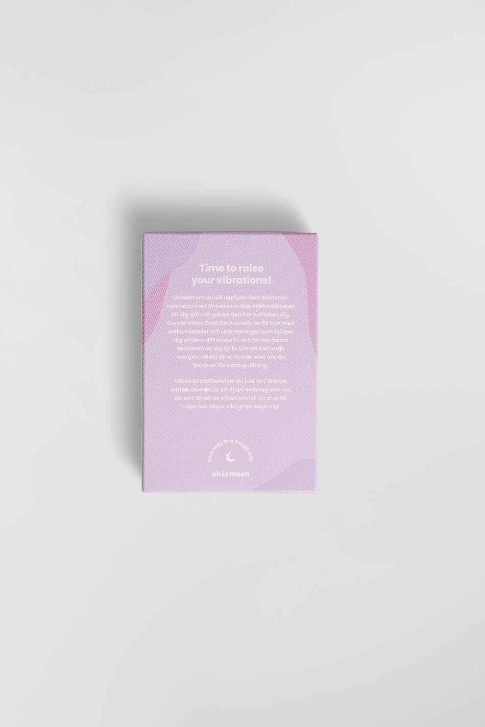 Crystal vibes card deck