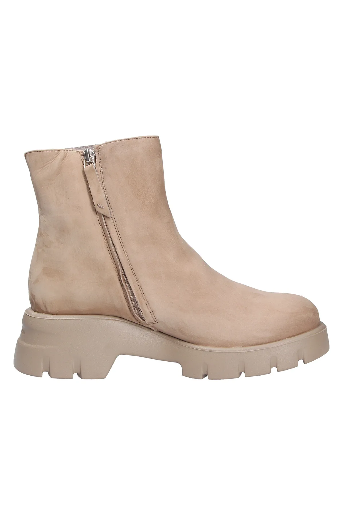 Paul Green  Stiefelette - Beige - Blockabsatz