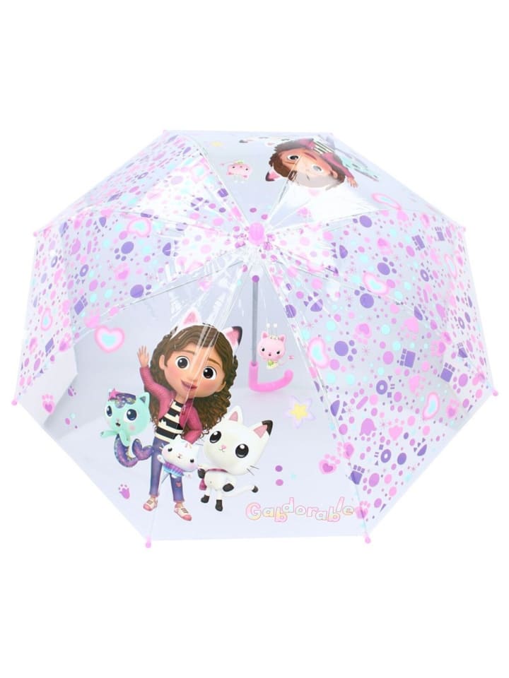Gabby's Dollhouse Regenschirm Stockschirm  ø60 cm für Kinder in Rosa günstig kaufen 70 x 60 cm