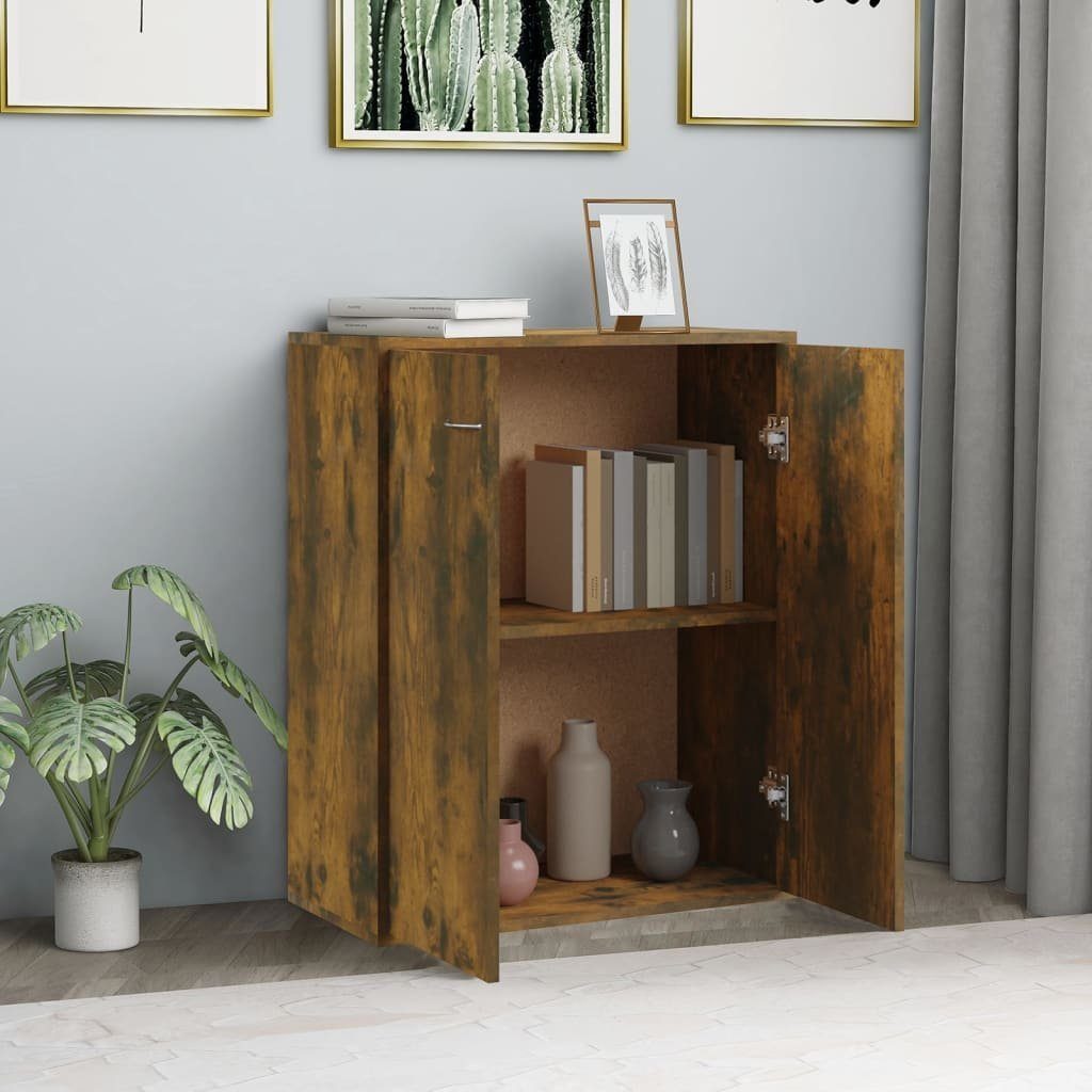 vidaXL Sideboard Sideboard Räuchereiche 60x30x75 cm Holzwerkstoff (1 St)