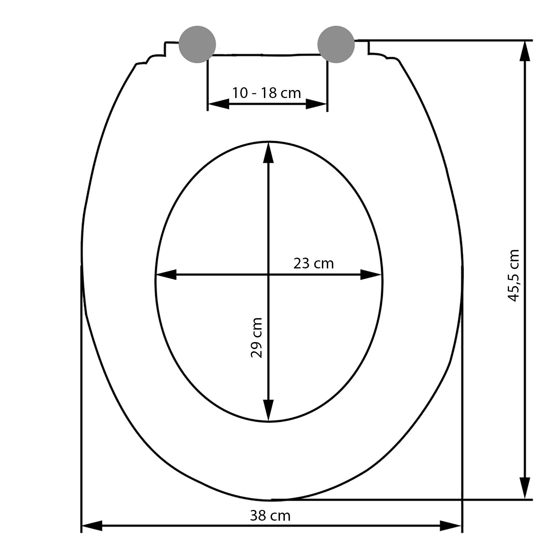 tectake WC-Sitz WC Sitz mit Motiv