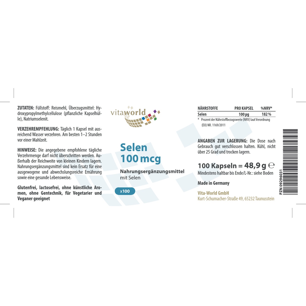 SELEN 100 Kapseln