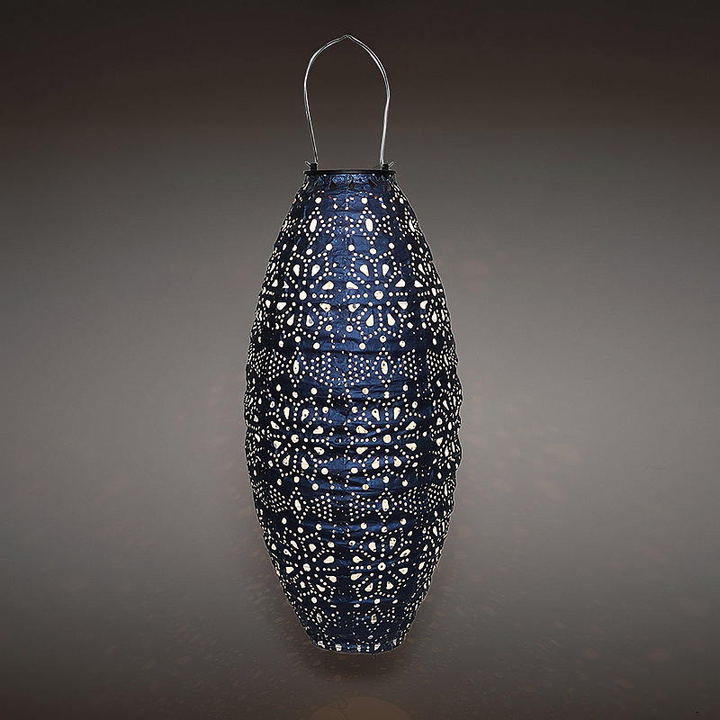 Home Papirlanterne ø 20x45 cm, oval, Flory