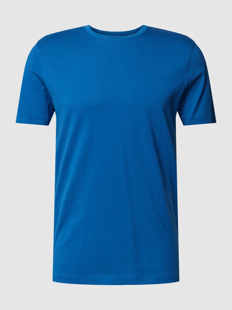 T-Shirt mit Rundhalsausschnitt in royalblau