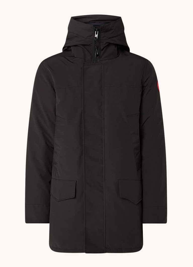 Prošívaná parka Canada Goose Langford s péřovou výplní a prošitými kapsami