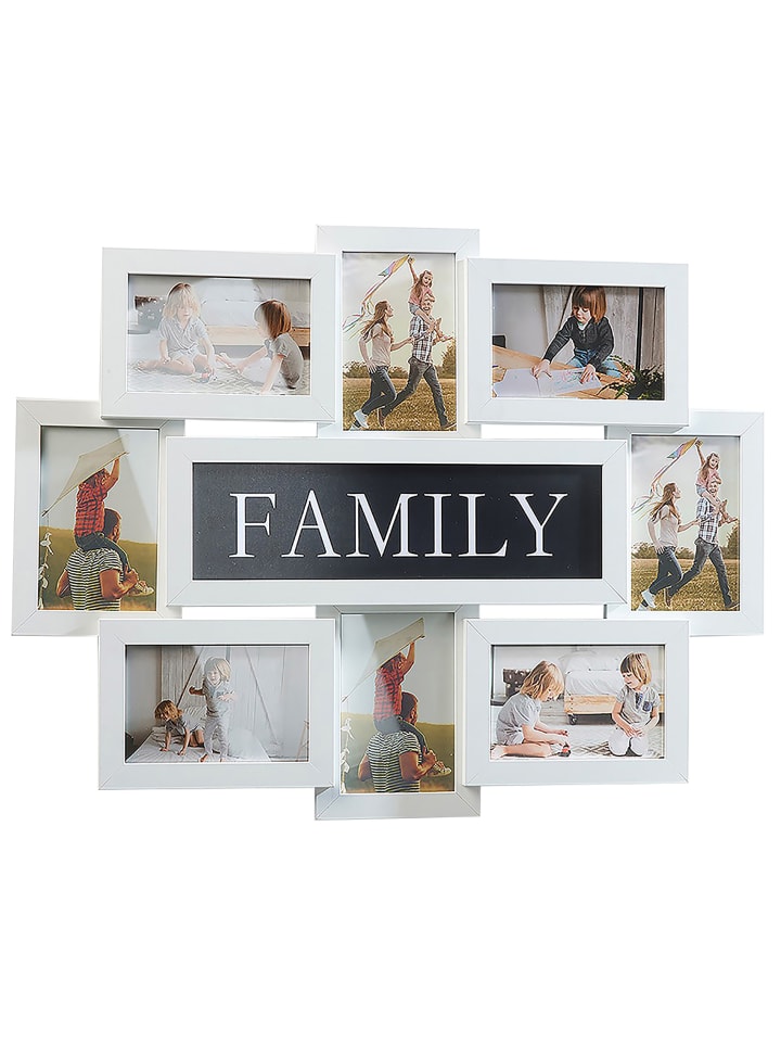 kobolo Bilderrahmen Collage FAMILY8 in Weiß günstig kaufen onesize
