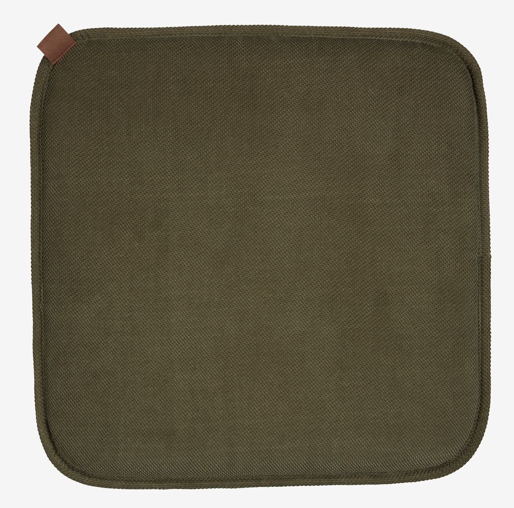 LOMME Coussin de chaise LOMME 38x38x2 vert
