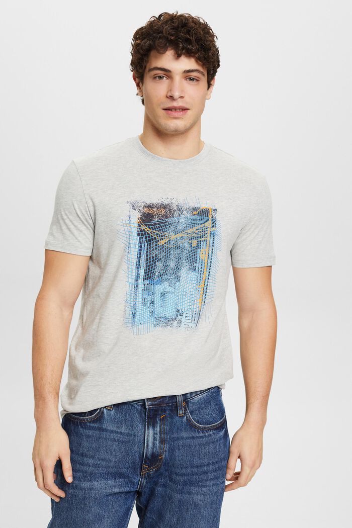 Print-T-Shirt aus nachhaltiger Baumwolle