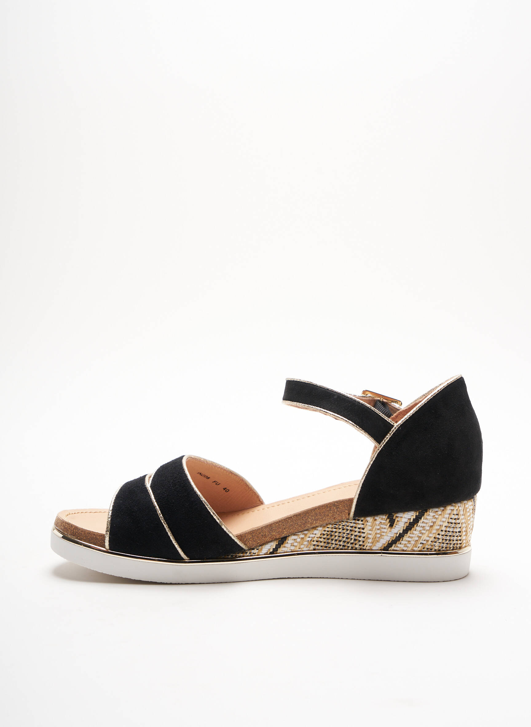 Fugitive By Francesco Rossi Sandales Nu Pieds Femme couleur noir