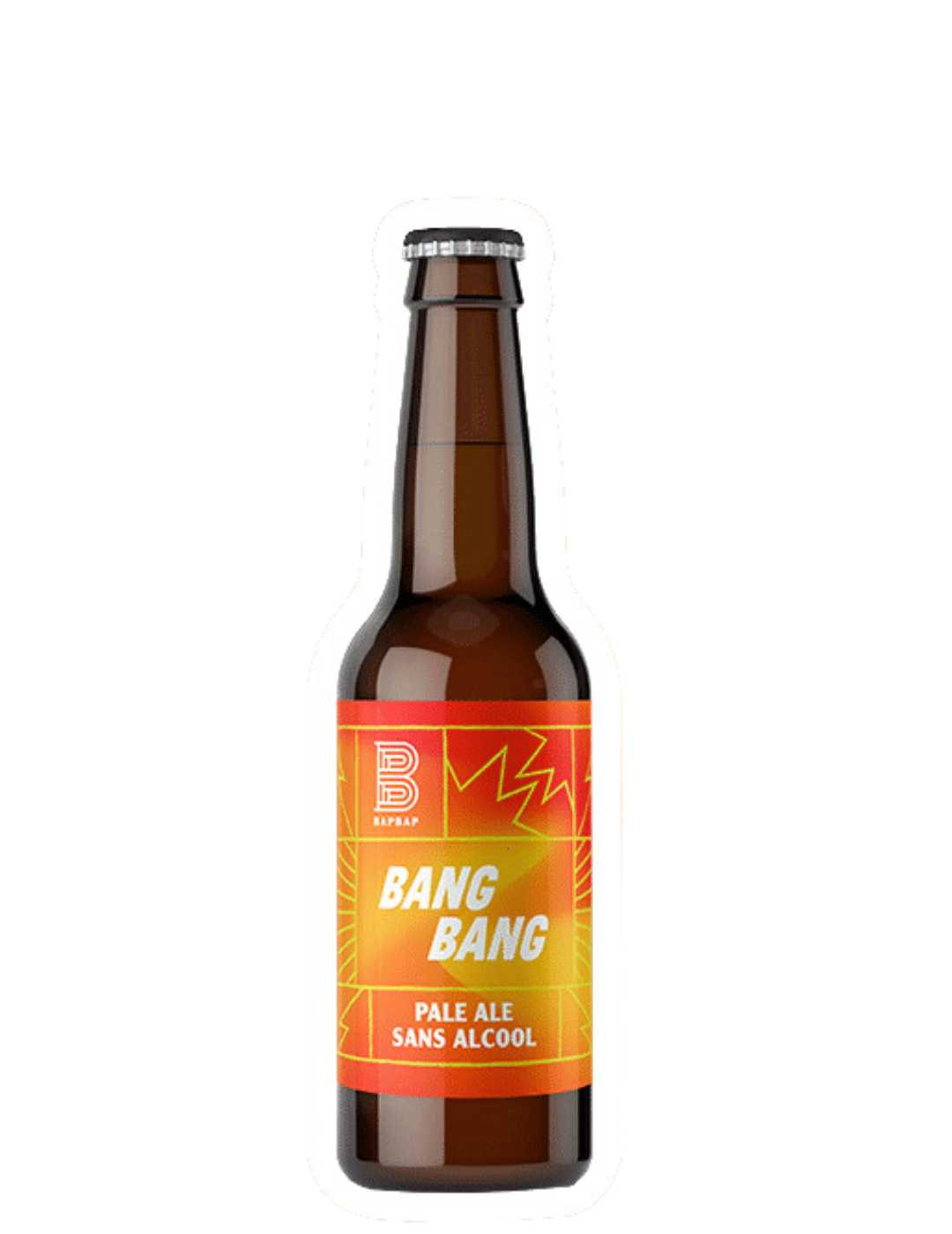 BAPBAP : BANG BANG - Pale Ale sans alcool - Gueule de joie 0.3° |  33 cl