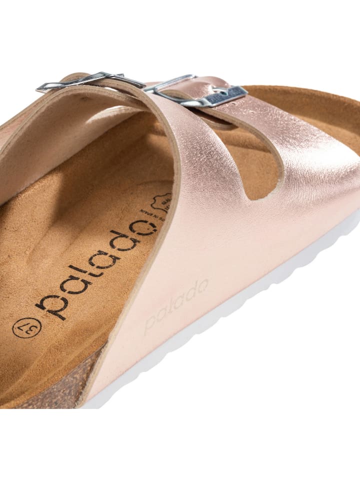 palado Pantoletten in Metallic Rosa günstig kaufen