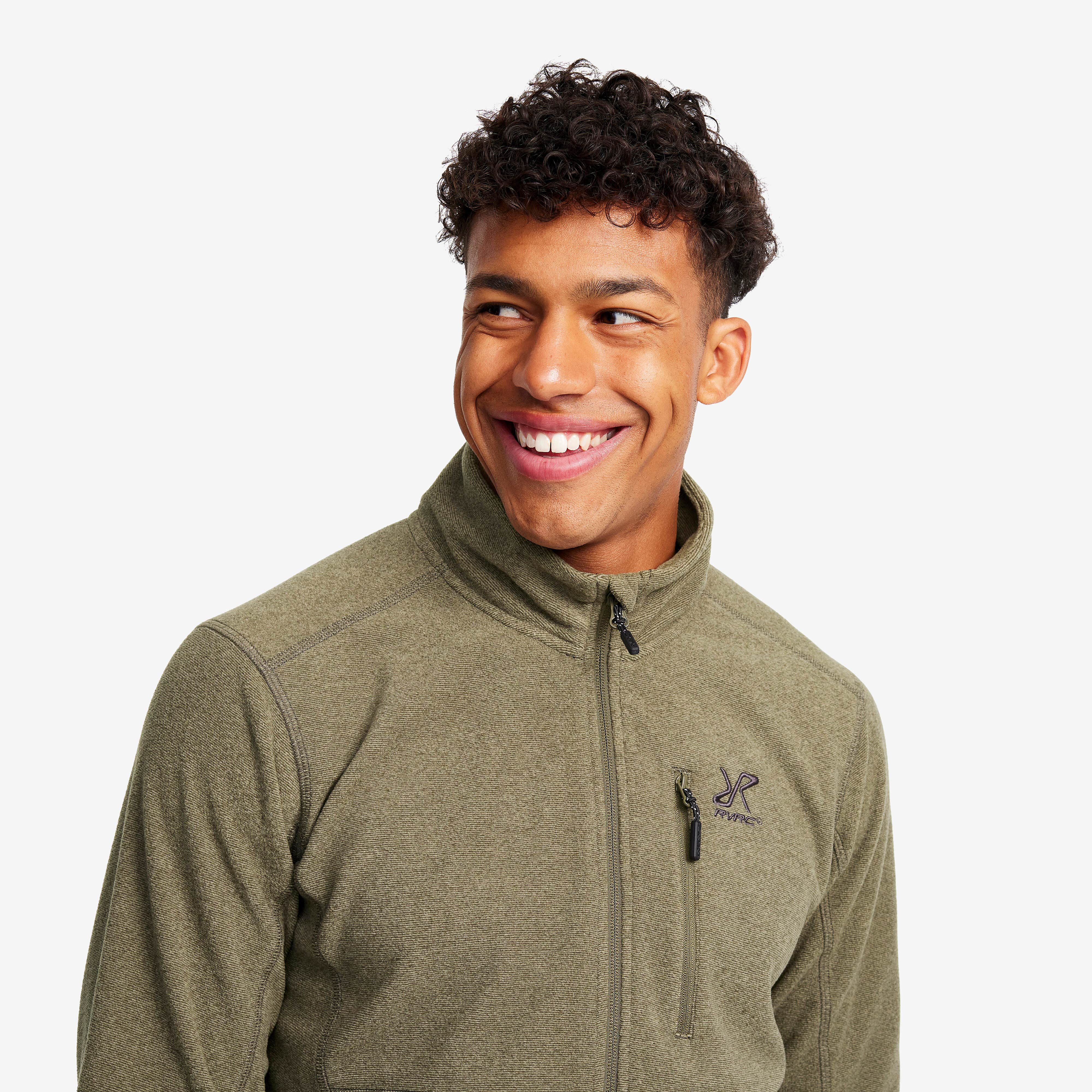Essential Full-zip Fleece Homme Grape Leaf