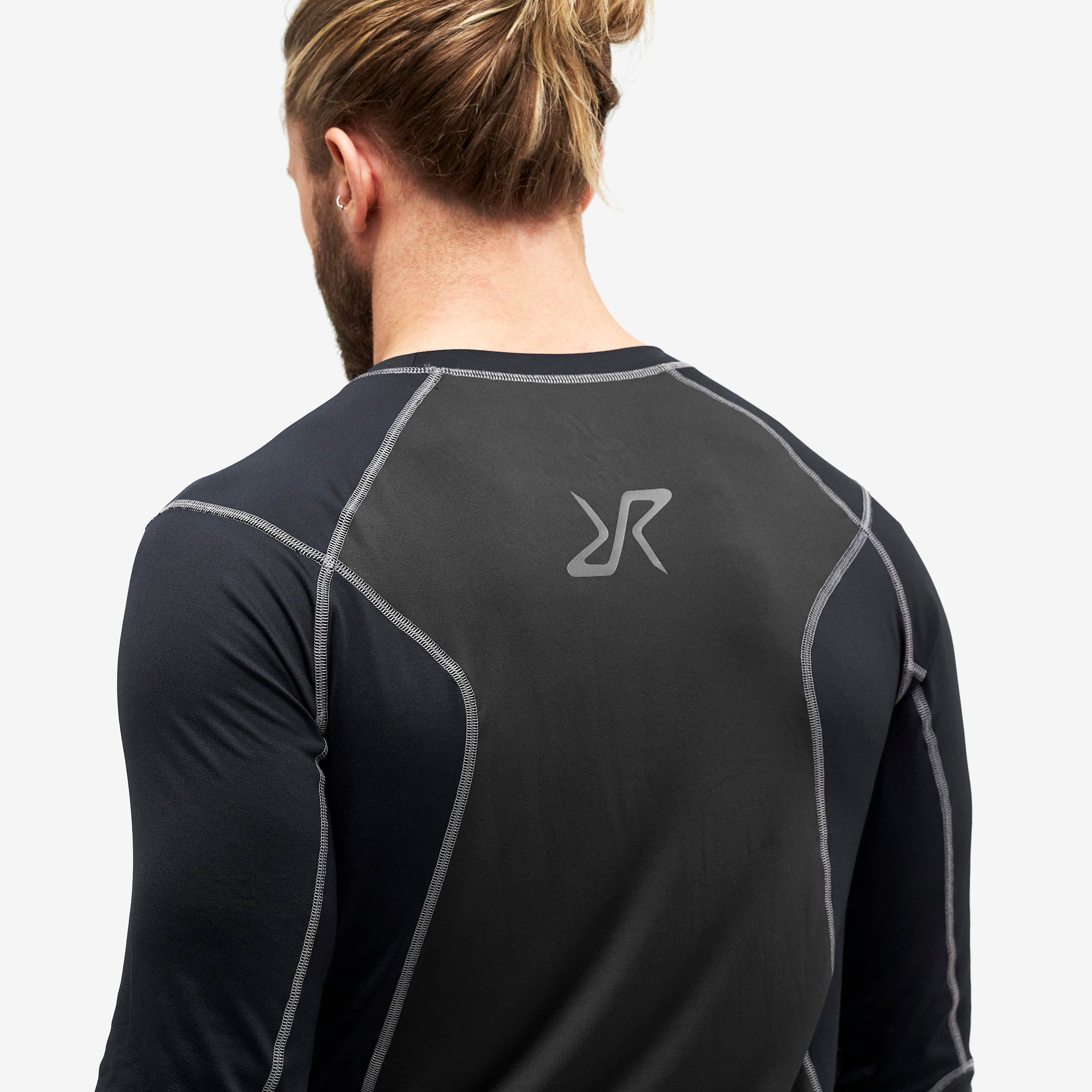 Trail Long Sleeve Tee Homme Black